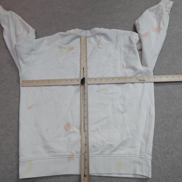 Lululemon Sweatshirt Small White Tie Dye Perfectly Oversized - Picture 3 of 7